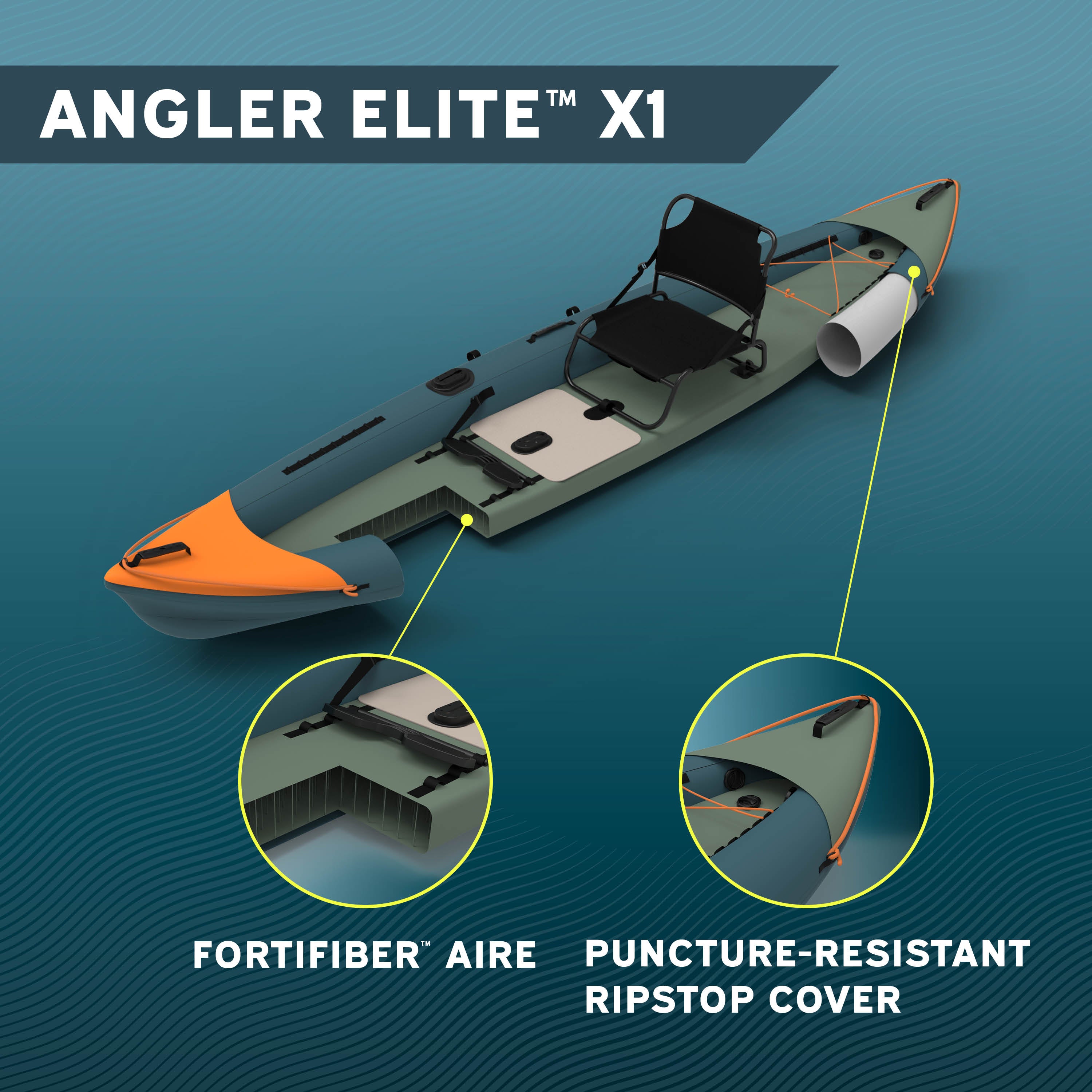 Hydro Force Angler Elite X1 Fishing Kayak